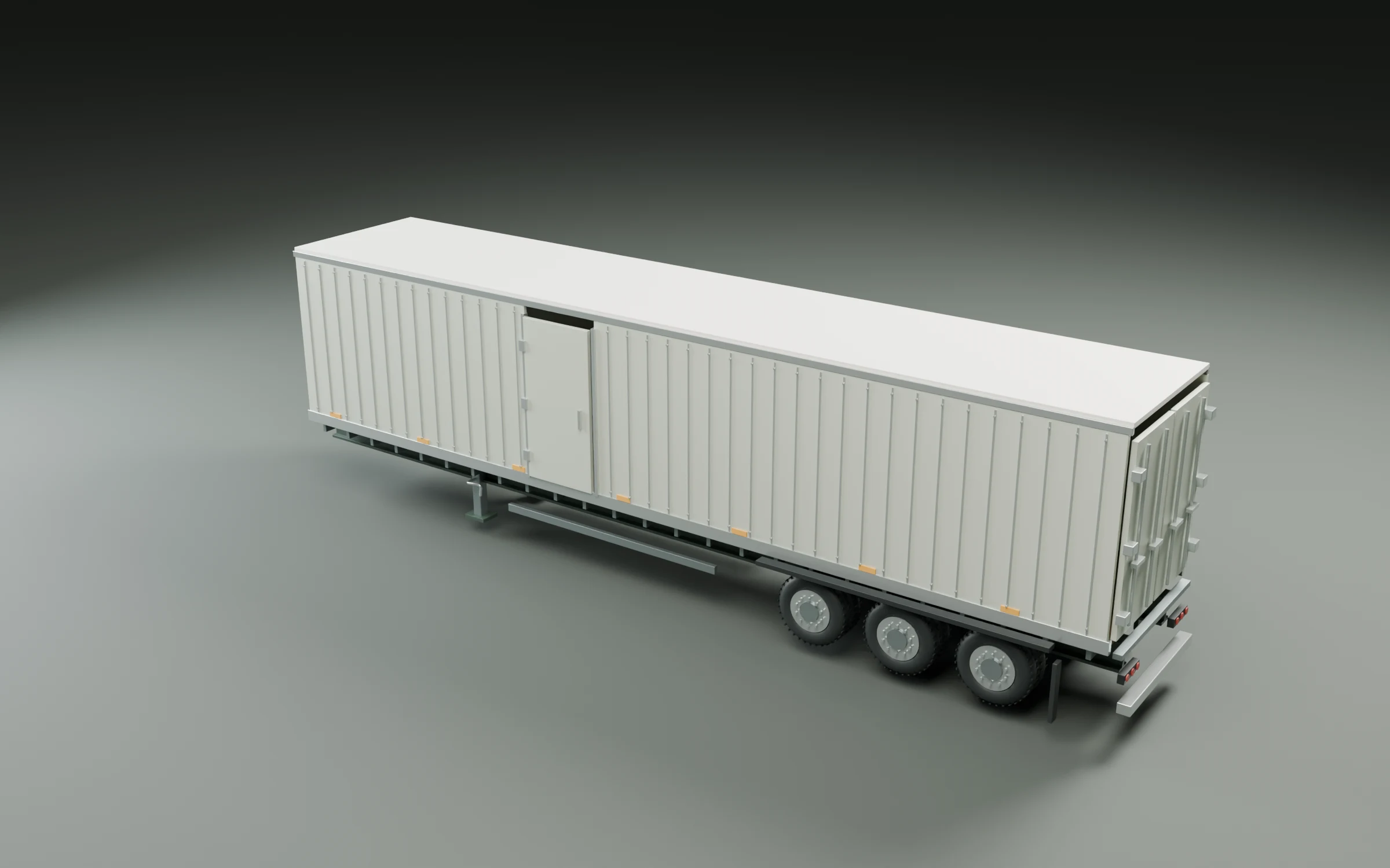 13.6 m cargo semi-trailer, assembled view